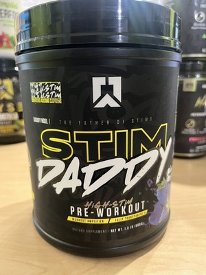 STIM DADDY Non-Stim Pre-Workout, Blue Raspberry