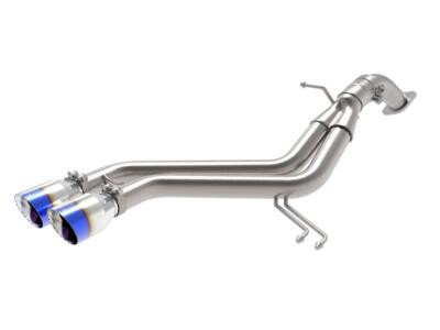 AFE Power 49-37019-L Takeda 3 IN to 2-1/2 IN 304 Stainless Steel Axle-Back Exhau