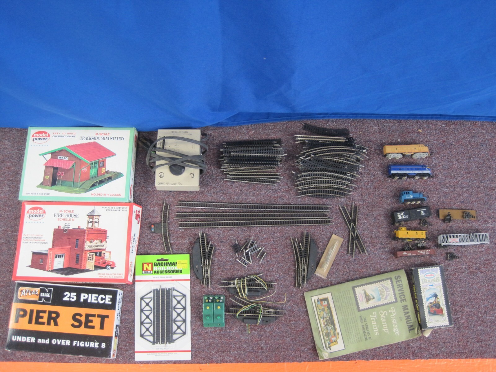 Postage Stamp & Other Maker N Gauge Trains w/Trix N Gauge Track eBay