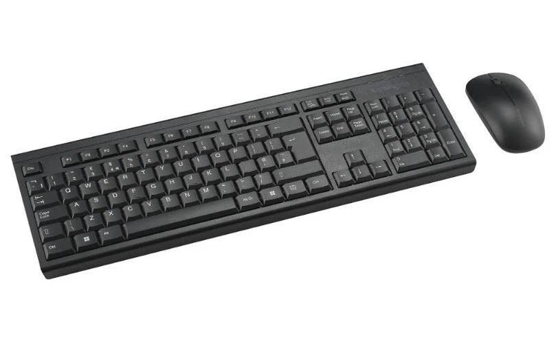 KM150 EQ Wireless Keyboard & Mouse Deskset, Black - K75562UK - Image 2 of 4