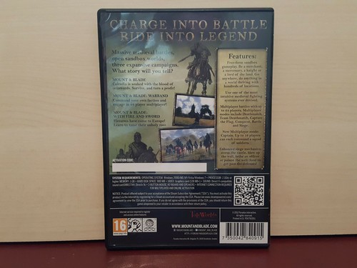 Colección Mount & Blade - juego de PC DVD-ROM - (J36) - Imagen 2 de 2