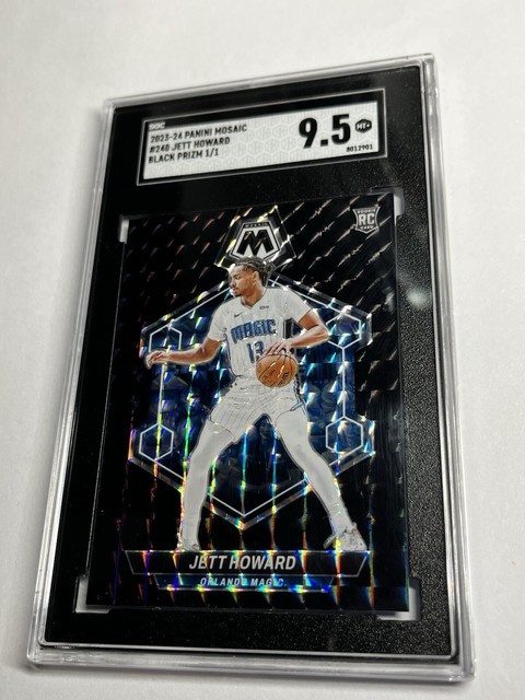 Jett Howard Black PRIZM 1/1 RC True Rookie Rare Orlando Magic One of One