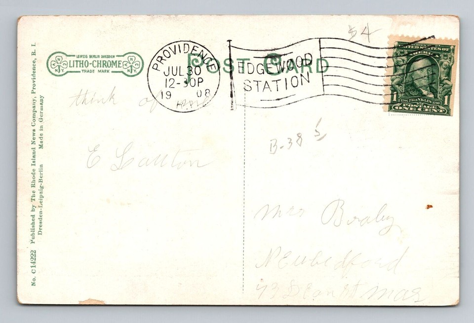 Providence RIRhode Island Field's Point Vintage c1908 Souvenir Postcard eBay