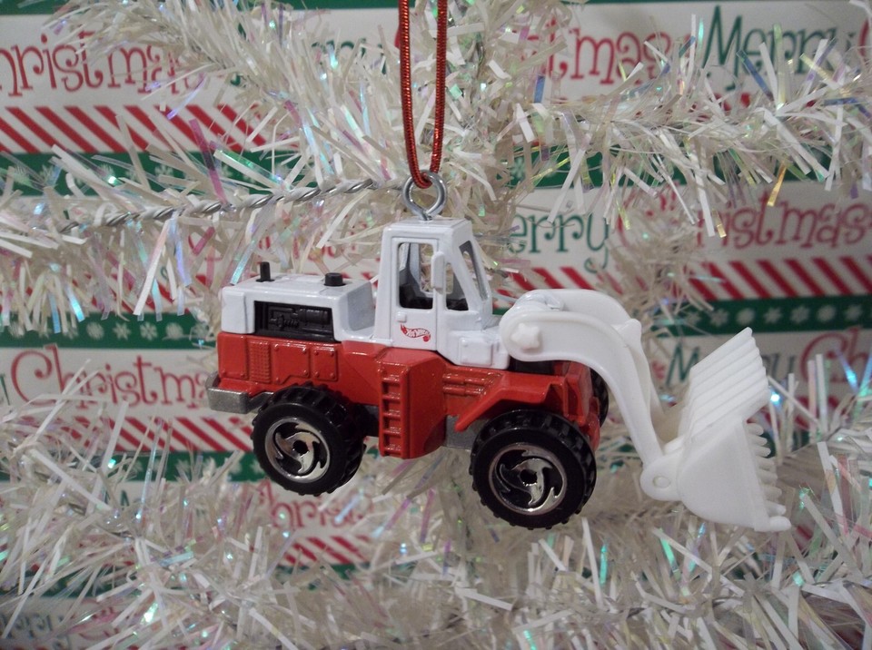 FRONT END LOADER CHRISTMAS ORNAMENT BUCKET WHEEL LOADER TRACTOR eBay