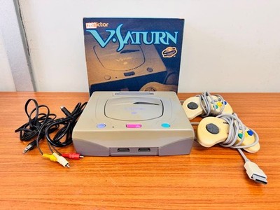 VICTOR V SATURN Console RG-JX2 Tested System ''NTSC-J'' Game Tested Good