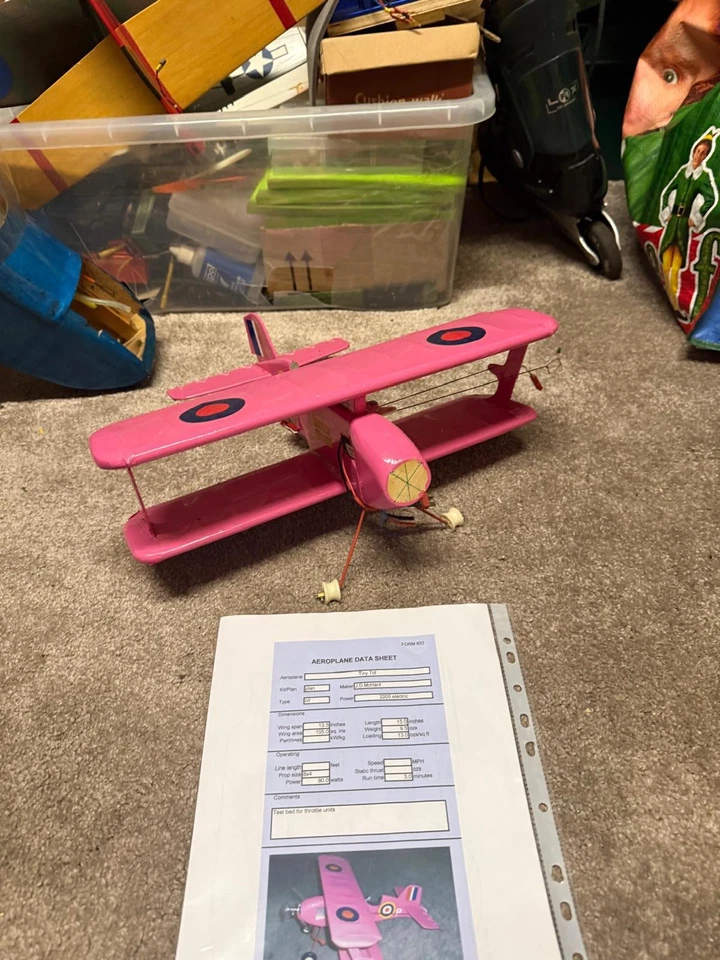 Control Line Model Airplane - Image 2 of 4