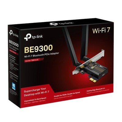 TP-Link Archer TBE552E BE9300 Wi-Fi 7 Bluetooth 5.4 PCIe Desktop Adapter Card