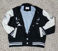 jacket kids black white 14-16