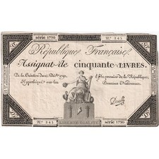 Frankreich, 50 Livres, 1792-12-14, SS