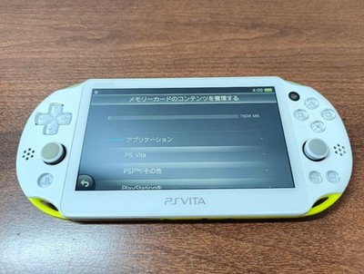 Sony PS Vita PCH-2000 ZA13 Lime Green Console Wi-Fie Model