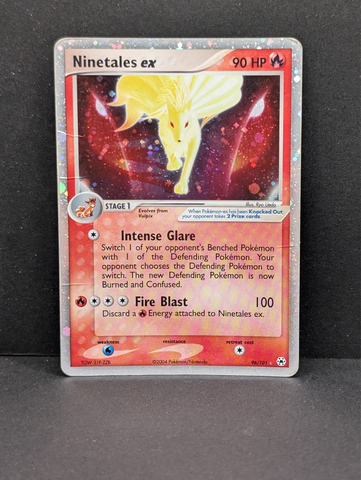 Ninetales ex 96/101 Hidden Legends Holo Ultra Rare Pokemon TCG MP