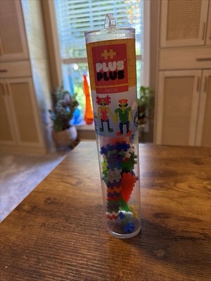 Plus Plus Neon Multi Color Puzzle Shaped Building Blocks Made in Denmark