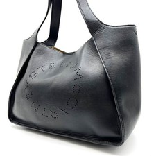 Borsa tote STELLA MCCARTNEY in eco pelle con logo perforante borsa vintage usata
