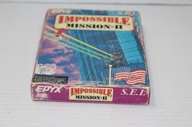 Impossible Mission II Nintendo NES Box And Manual No Game