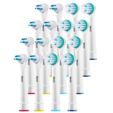 Orthodontic Power Tip Brush Heads Compatible with Oral B Electric Toothbrushes