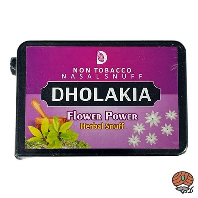 Dholakia Herbal Snuff FLOWER POWER 9g Dose Schnupfpulver