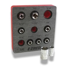 Ez Red Shs14 Eva Foam Sae Magnetic Socket Holder Ez Red Shs14 Eva Foam Sae Magnetic Socket Holder
