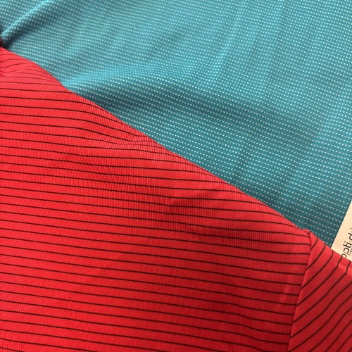 New Callaway OptiDri Polo Shirts Red. & A teal Golf Polyester Blend Size Large - Bild 8 von 16