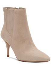 VINCE CAMUTO Womens Beige Goring Padded Ambind Almond Toe Stiletto Zip-Up