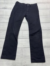 Dickies Pants Boys 10 Black Skinny Straight Twill Chino School Uniform Work