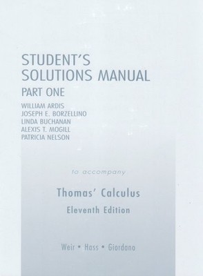 Student Solutions Manual Part - GOOD
