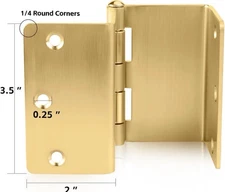 XL Offset Door Hinges, Expandable Door Hinges 3.5 Inches Heavy Duty Door Hinge