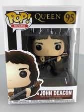 Funko POP! Figura Vinilo Rocks Queen John Deacon #95 CAJA DAÑADA VER FOTOS