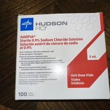 Addipak Sterile Saline Solution 0.9% 3ML (Full-Box) | FAST SHIPPING | NEW!