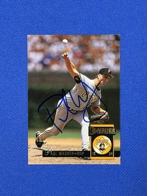 1994 Donruss SIGNED Paul Wagner PIRATES auto autograph #611 U 