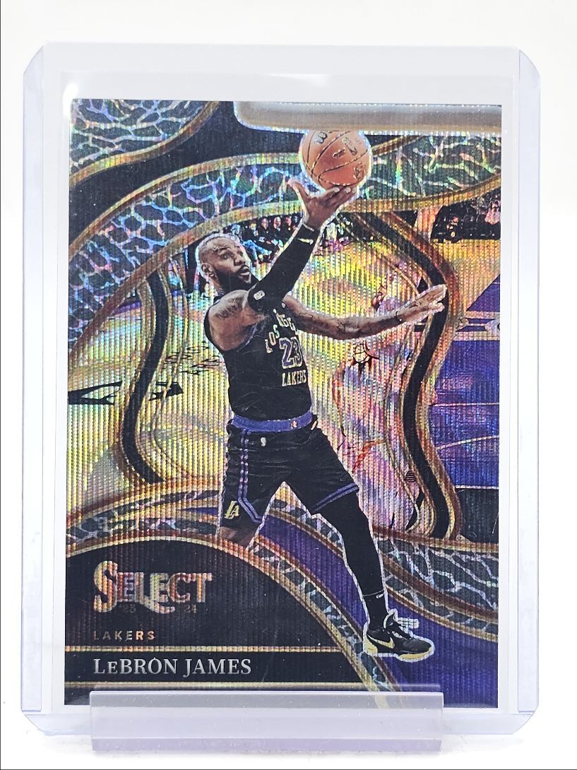 LEBRON JAMES 2023-24 SELECT COURTSIDE ELEPHANT PRIZM LAKERS #266 Q4856