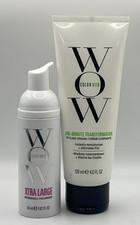 2PC Color Wow One-Minute Transformation  Xtra Large Volumizer Set  READ