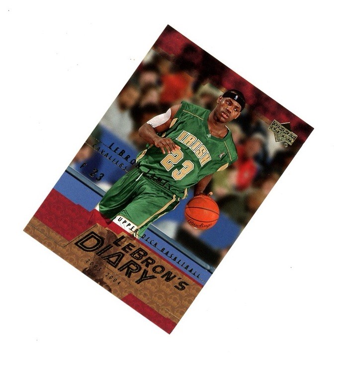 2003 Upper Deck LEBRON JAMES Diary ROOKIE RC! LJ2 Cleveland Cavs SEE
