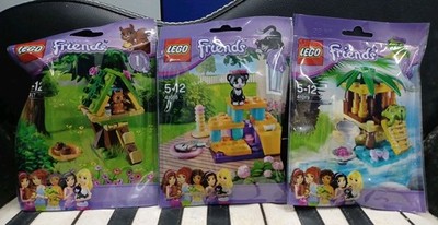 NEW Lego Friends Animals Series 1 41017 Squirrel 41018 Cat 41019 Turtle NIP