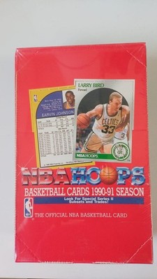  SEALED BOX  1990-91 NBA Hoops Series 2 36 Wax Booster Pack Basketball Jordan