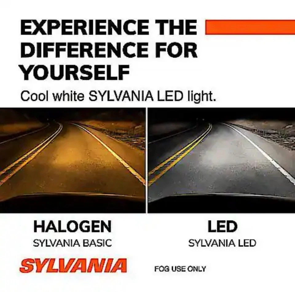 Sylvania LED Fog Light Bulbs 9145/9140 - 2 Bulbs Per Box NEW! - Image 3 of 3