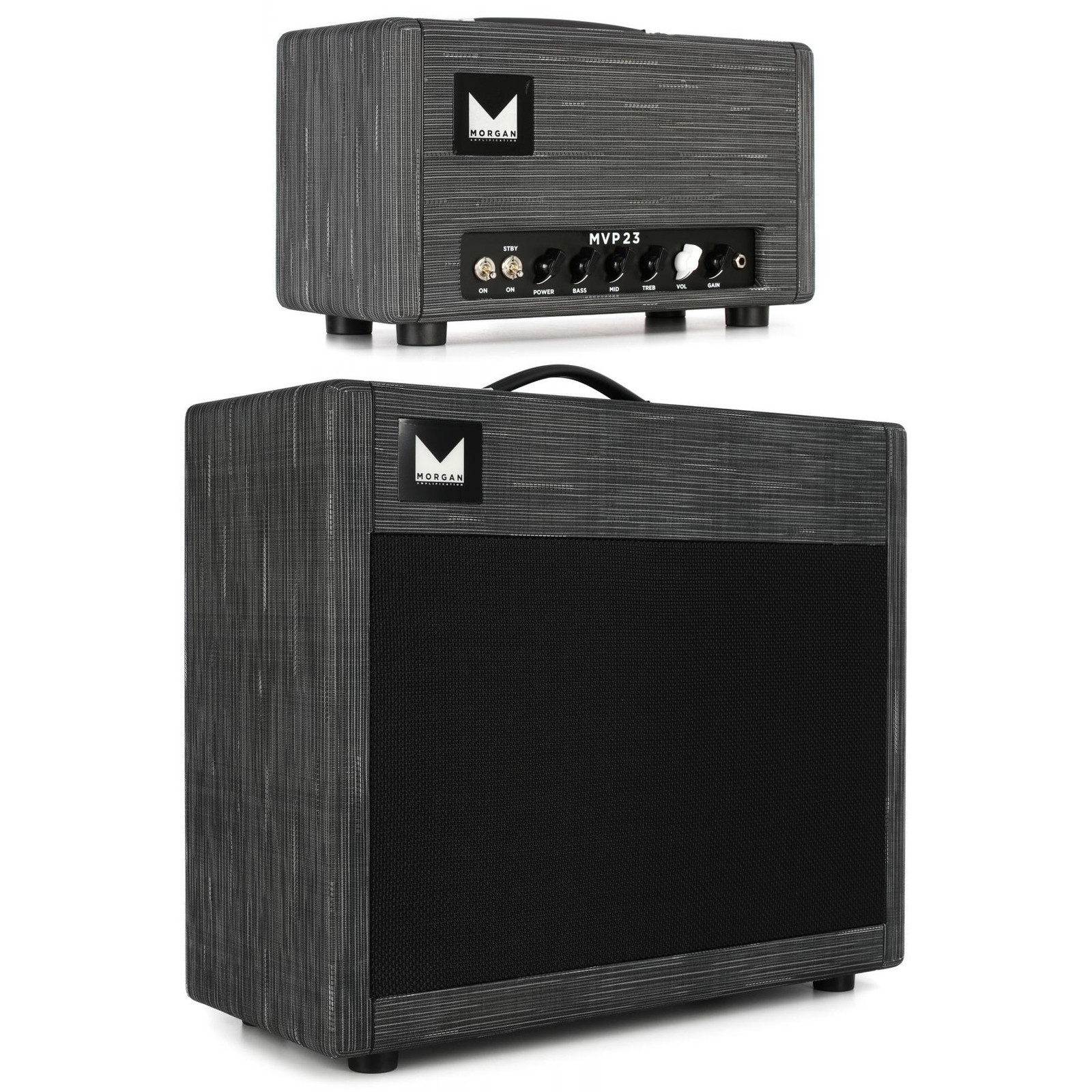 23-ваттная ламповая головка Morgan Amps MVP23 с ручным подключением и 75-ваттным корпусом 1x12-