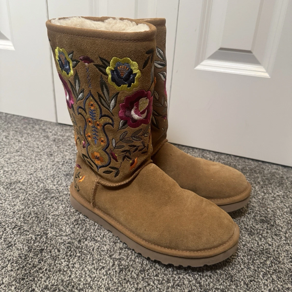 UGG Embroidered Floral Women's for sale - eBay