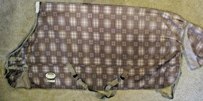 81  Weatherbeeta Orican F/S Standard Lightweight Blanket - Light Brown Plaid
