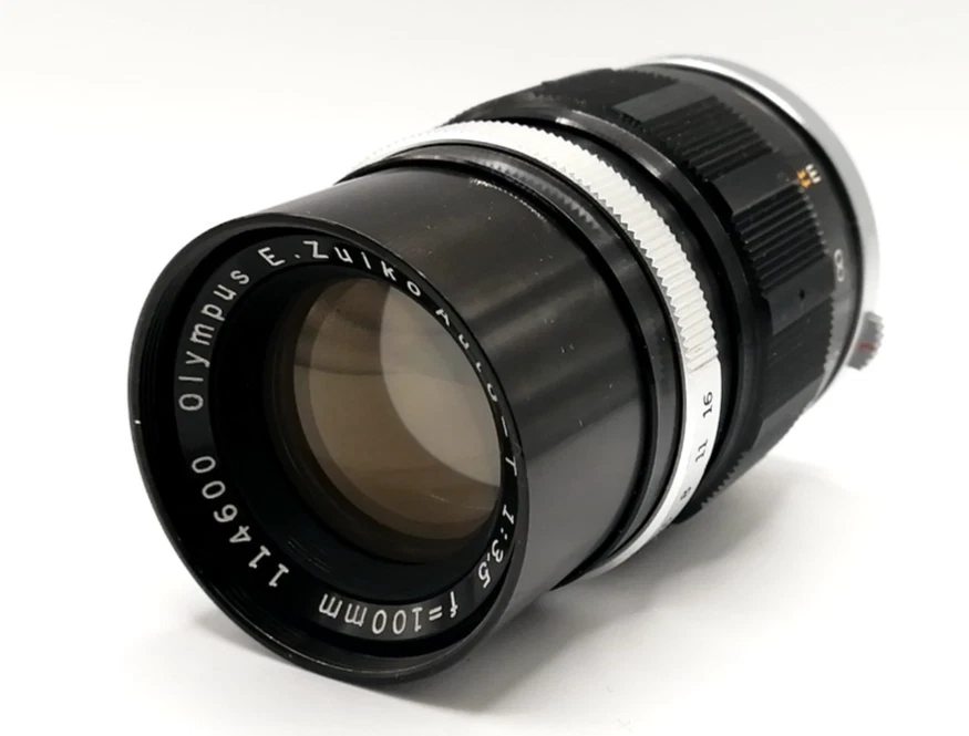 🎦👀🌟N MINT🌟 Olympus E.Zuiko Auto-T 100mm f3.5 Lens for Pen F FT FV From JAPAN - Image 3 of 4