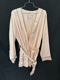 Victoria&rsquo;s Secret Pajama Set L Sleepwear Satin Lounge Pink NWT Pants