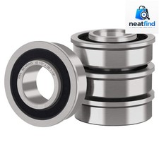 4 Pack Flanged Ball Bearings 1/2" x 1-1/8" x 1/2" inch.