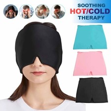 Ice Cap Tension Headache Migraine Relief Mask Heat Cold Therapy Hat Headache