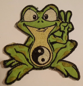 Smiling Frog Yin Yang Patch