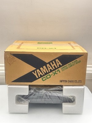 LEGENDARY RARE YAMAHA CD-X1  CD PLAYER POWERS UP DOES NOT SPIN + RARE ORIG BOX!
