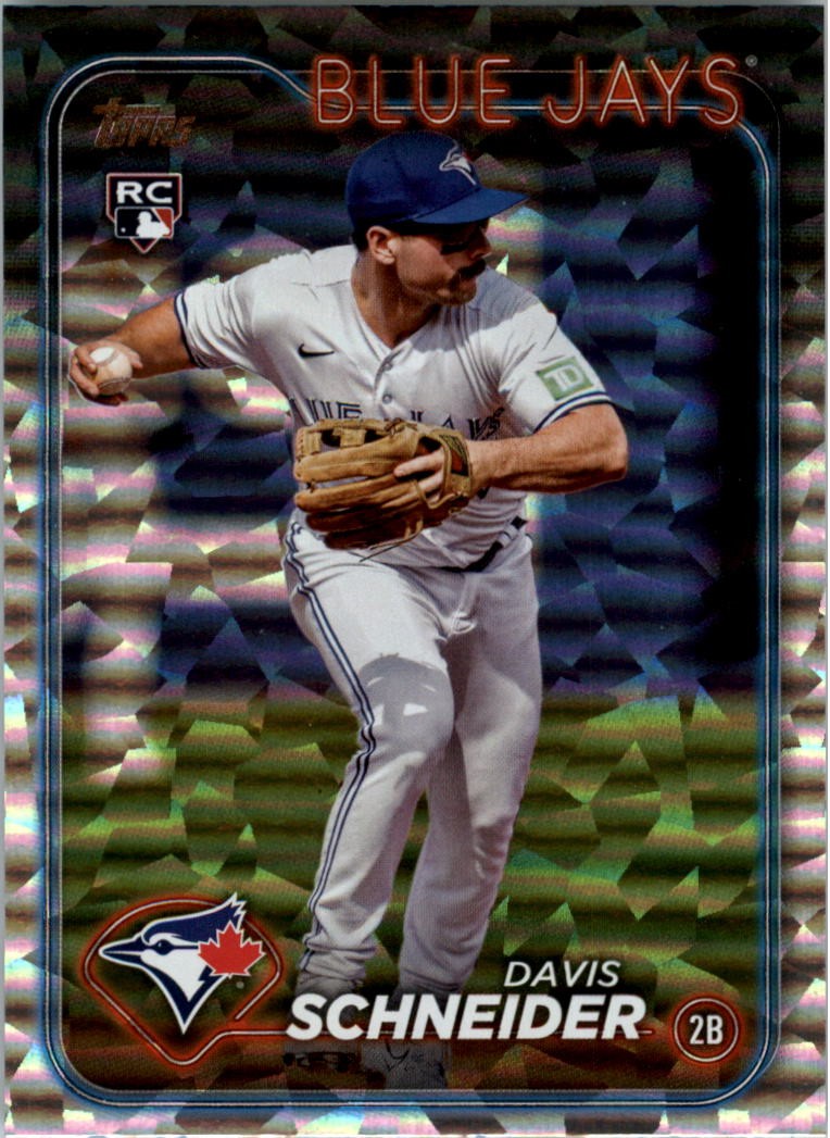 2024 Topps Silver Crackle Foil Board #189 Davis Schneider - BB