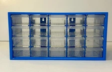 Shuter 20 Drawer Plastic Craft Storage Hardware Small Parts Organizer