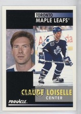 1991-92 Pinnacle Claude Loiselle #296 0a4
