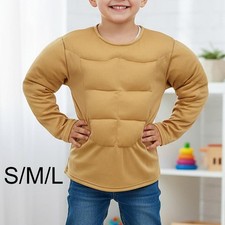 Kids Muscle Shirt Costume Body Builder Costume for Birthday Role Play Events