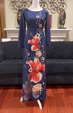 Ao Dai Vietnamese With Pants Lua In 3D. available Size S