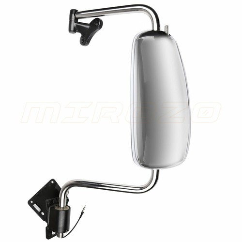 Chrome Mirror Complete LH Fits 1997-2010 International 9200 9400I 9900I 5900 - Picture 6 of 8